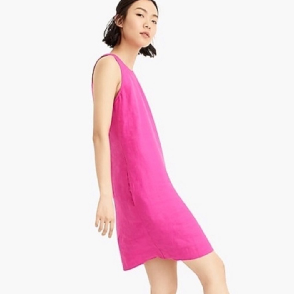 J. Crew 100% linen mini dress. Size Xxs.